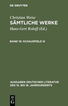 Ausgaben deutscher Literatur des 15. bis 18. Jahrhunderts[159]- Schauspiele III