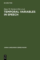 Janua Linguarum. Series Maior86- Temporal Variables in Speech