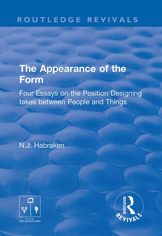 Routledge Revivals-The Appearance of the Form - cover
