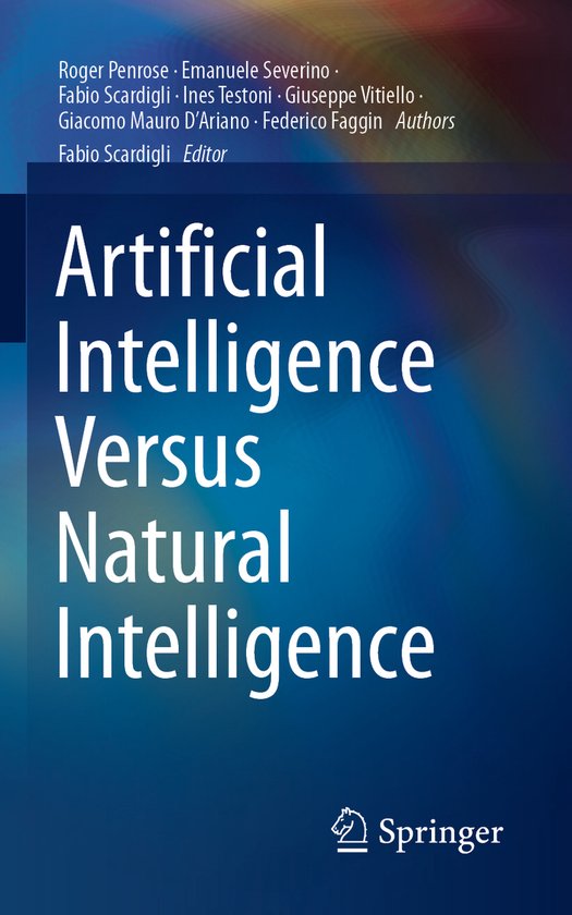 Artificial Intelligence Versus Natural Intelligence 9783030854829 Roger Penrose 2397