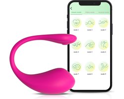 Vibrerend Tril Ei met App - Vibrators voor vrouwen - 18+ - Sex toys en Vibrators voor Koppels en Vrouwen – Unisex - Vibrator met app control - Dildo - Waterdicht – USB-oplaadbaar- Vibrator voor koppels – Clitoris stimulator