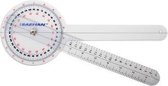 Goniometer transparant, 30 cm