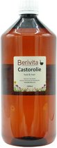 Castorolie, Wonderolie Liter Puur & Koudgeperst - Castor Huidolie en Haarolie - PET Fles