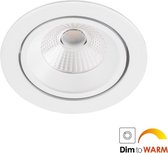 Inbouwspot LED Rond 6.5Watt IP44 Wit DTW