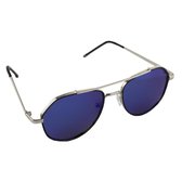 Visionmania Zonnebril  Piloot - Zilver/Blauw - Polariserende glazen