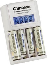 Camelion oplader (BC-1012) + 2x AA 2300 + 2x AAA 800mAh AlwaysReady