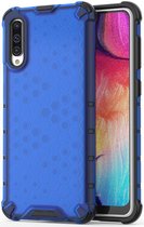 Samsung Galaxy A50 Siliconen Hoesje Shock Proof Hybride Blauw