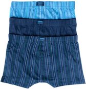 Retroshorts herenonderbroek blauw 3-pack maat 8