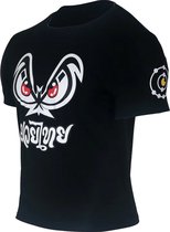 Fluory Bad Eyes Muay Thai Kickboks T-Shirt Zwart maat XS