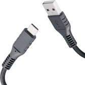 Câble de charge rapide USB-A vers USB-C Black Label 2 mètres