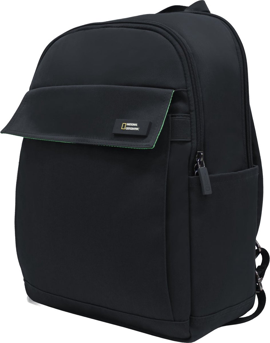 National Geographic Dames Laptoprugzak / Rugtas / Schooltas - 15 inch - Academy - N13911 - Zwart - Zwart