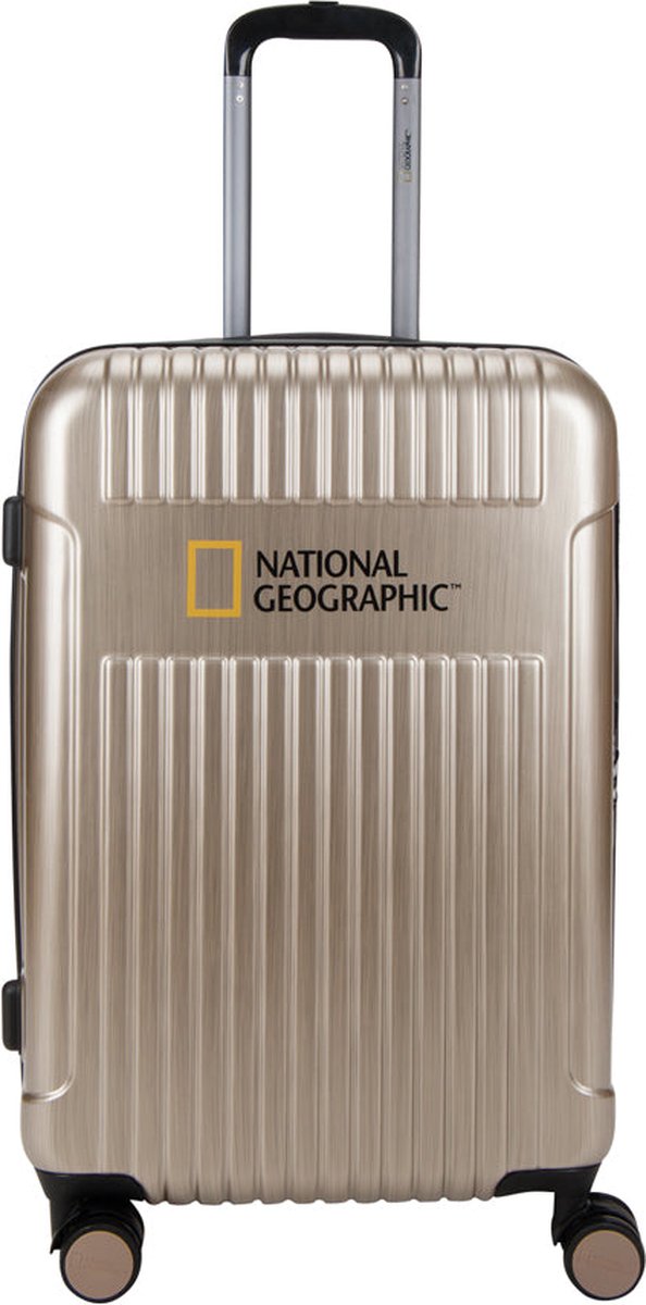 National Geographic Harde Koffer / Trolley / Reiskoffer - 67 cm (Medium) - Transit - Champagne - Champagne / Medium