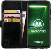 Rosso Element Motorola Moto G7 Power Hoesje Book Cover Zwart