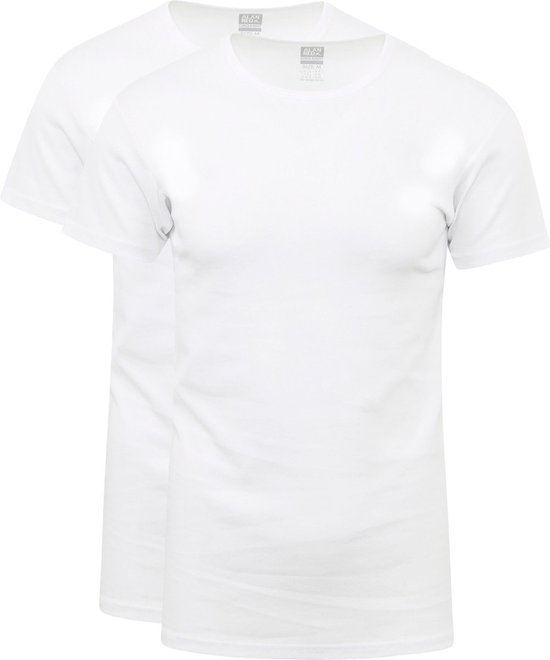 Alan Red - Copenhagen T-shirt O-Hals Wit 2-Pack - Heren - Maat XXL - Slim-fit