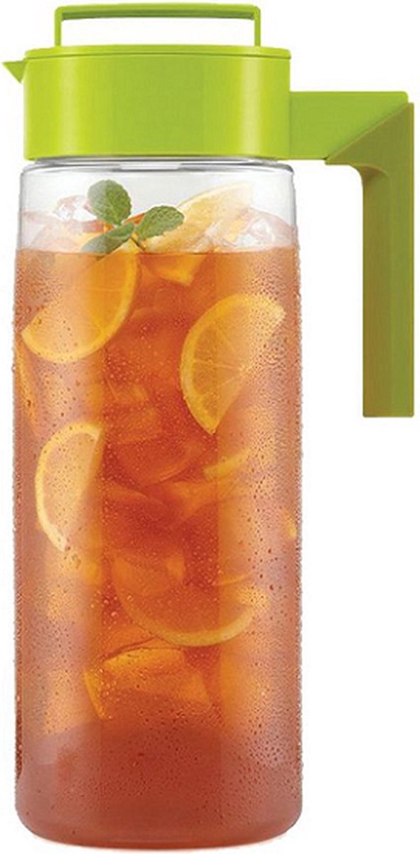 Takeya theepot ijstheemaker - Cold Brewed Tea - Ice Tea Maker - Theemaker inclusief Filter - Zelf IJsthee Maken - 1.8 liter - Avocado