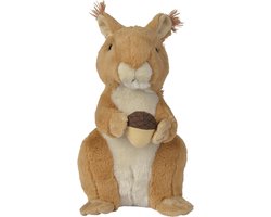 Simba Toys plush Nicotoy Eekhoorn - Zachte knuffel van 27 cm - Gerecyclede vulling