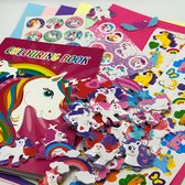 Stickerpakket Eenhoorn/Unicorns Klein - Stickers - Meisjes - Stickervellen - Foamstickers
