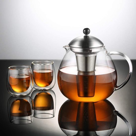 Set de 2 tasses double paroi en verre expresso Sferico 70 ml