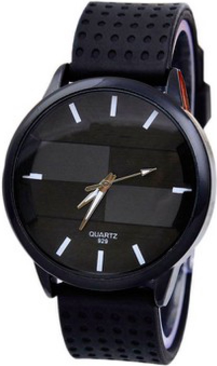 Hidzo Horloge Reloj ø 37 mm - Bruin - Inclusief horlogedoosje