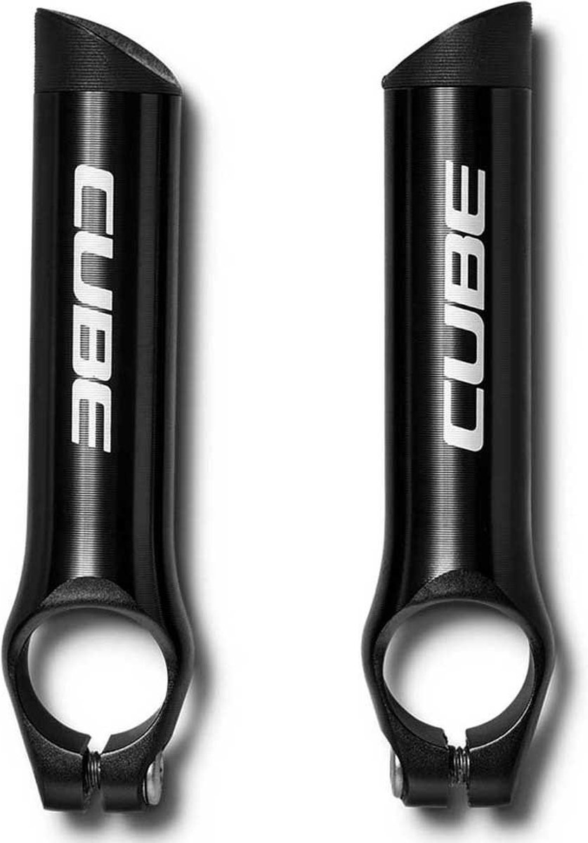 Cube Hpa Stuur Koppelingen - Bar ends - Fietsstuur accessoire - Handvatten - Zwart - Aluminium - 22,2 x 119 mm