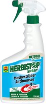 Herbistop Spray Mosbestrijder - gebruiksklaar - ook doeltreffend tegen onkruiden - snelle werking - spray 750 ml