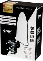 ANTENNE NUMÉRIQUE OPTICUM SMART HD 750DVB-T2 POUR KPN DIGITENNE (NL) / ANTENNE TV (BE) Avec Câble De 10 Mètres