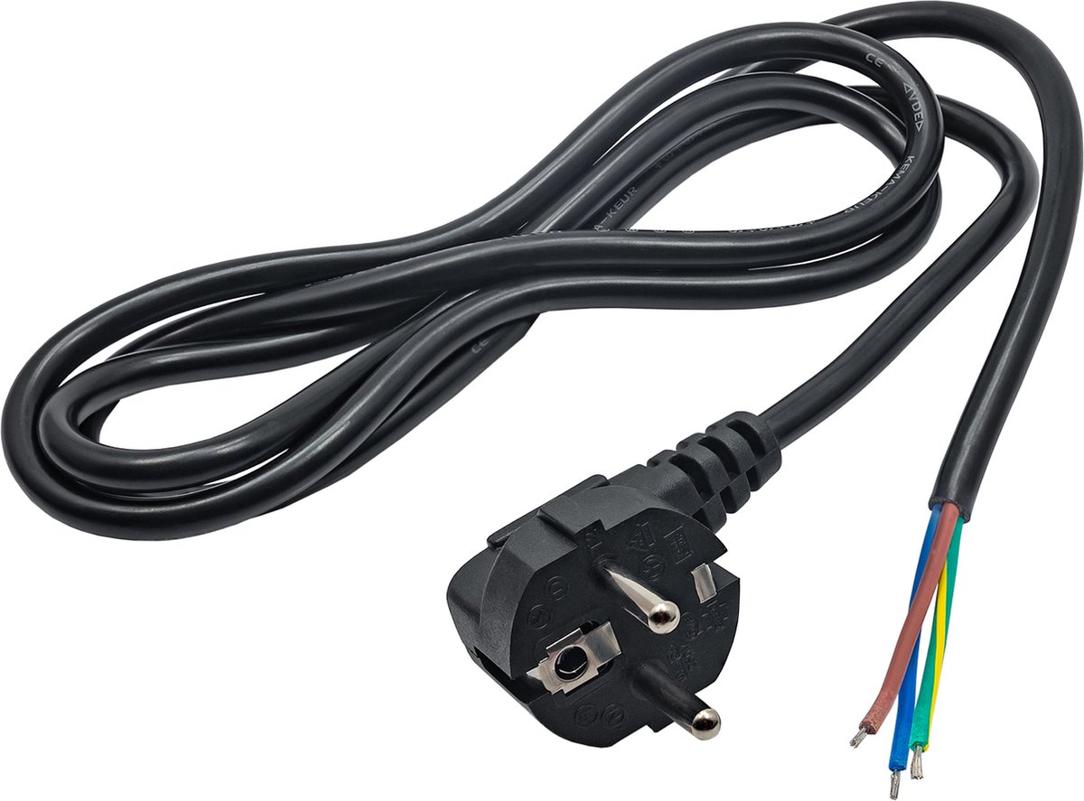 Akyga Stroomkabel 1,5M Ongeïntermineerd Cee 7/7 250V 50Hz Voor Apparaat