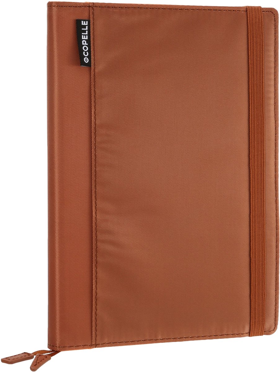 Victoria's Journals - Notitieboek A5 Dotted - 100 gsm - Hervulbaar - Schrijfmap A5 - Bruin