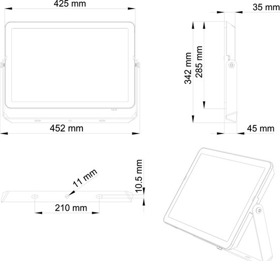 Projecteur Philips ProjectLine - 200 W - Lumière Warmwit