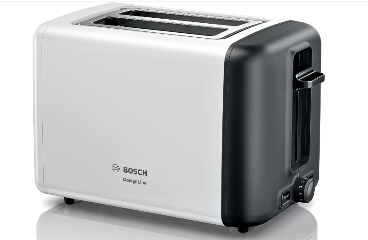 Bosch TAT3P421 - DesignLine - Broodrooster - Wit/Zwart