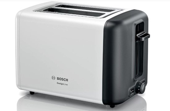 Bosch TAT3P421 - DesignLine - Broodrooster - Wit/Zwart