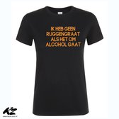 Klere-Zooi - Ruggengraat - Dames T-Shirt - XXL