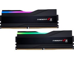G.Skill Trident Z5 RGB - DDR5 - Kit - 32GB: 2 x 16GB - DIMM 288-PIN - 8000 MHz / PC5-64000 - CL38 - non-ECC - mattschwa