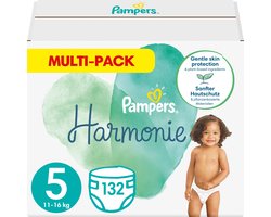 Pampers Harmonie - Maat 5 (11kg-16kg) - 132 Luiers - Multi-Pack