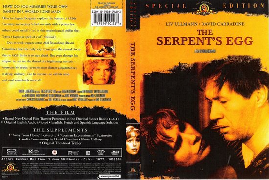 The Serpent's Egg (import, met Nederlandse Ondertiteling)