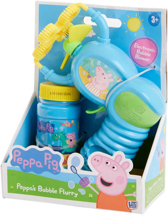 Foto: Bellenblaaspistool peppa pig bubble flurry