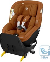 Maxi-Cosi Mica Pro Eco i-Size Autostoeltje - 360° draaibaar - Gerecyclede stoffen - Authentic Cognac - Vanaf de geboorte tot ca. 4 jaar