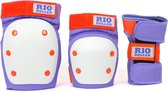 Rio Roller Triple Pad Set - Paars met Oranje - Large
