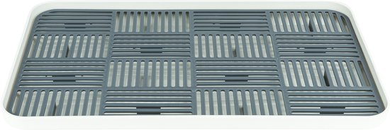 QUVIO Égouttoir à vaisselle - Égouttoir à vaisselle - Égouttoir à vaisselle avec égouttoir - La vaisselle - Égouttoir à vaisselle - Tapis de vaisselle - Plastique - 22,5 x 39 x 3 cm