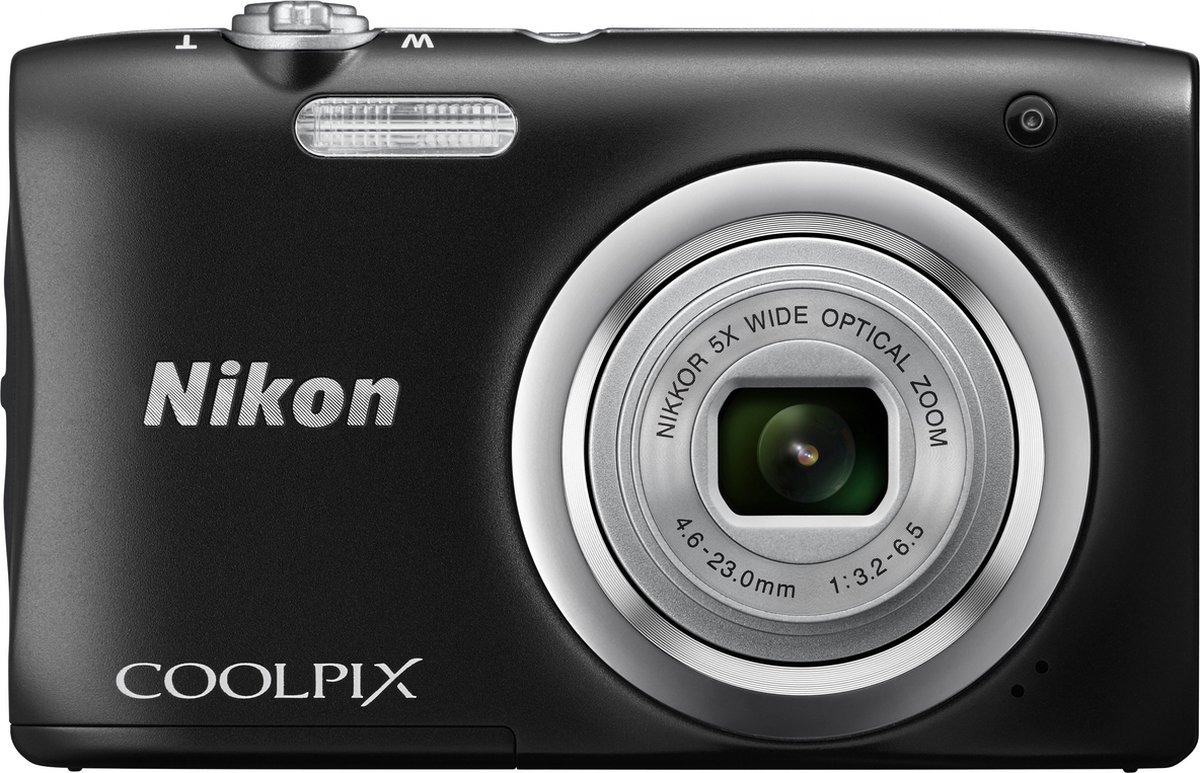 Nikon Coolpix A100 - Zwart - Geleverd met 16GB SD-kaart +
