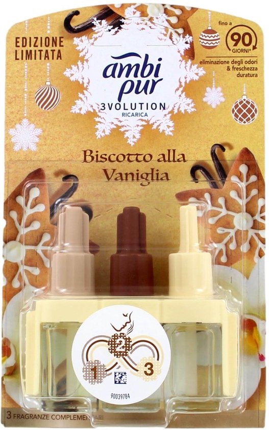 3volution Cookie Ambi Pur 3Volution Navulling Vanilla & Cookie, 20 ml - Limited Edition ...