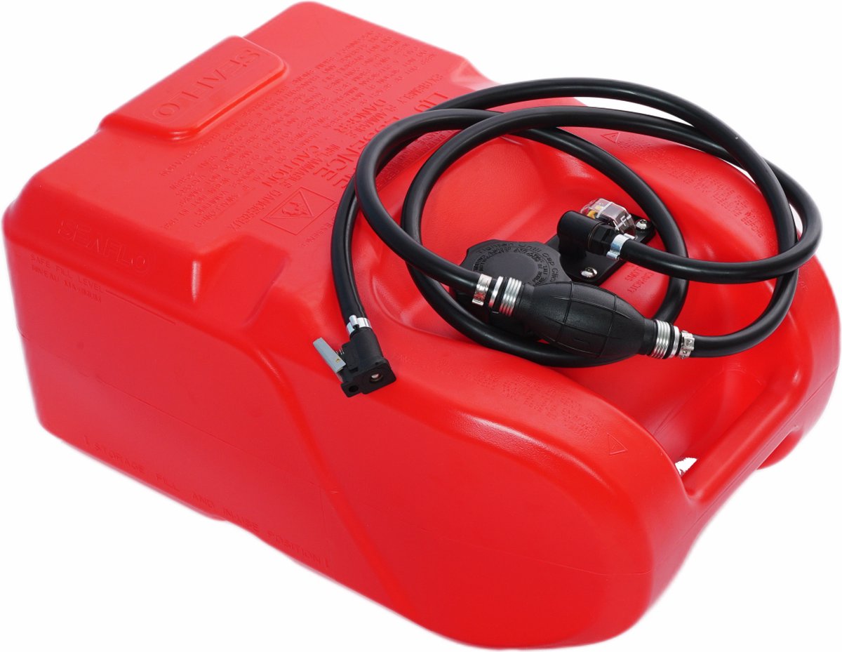 HIBO Brandstoftank 24 liter Compleet Honda | Benzinetank Buitenboordmotor | Brandstoftank Buitenboordmotor | Met Brandstofmeter | Compleet & Gemonteerd