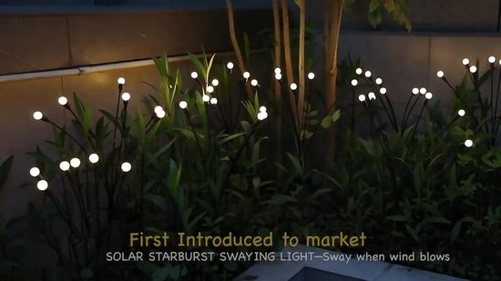 Solar Tuinverlichting - Sfeerverlichting - 6 pots x 2 - vuurvliegjes - Zonne Energie - Waterdicht - Prikspots -