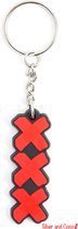 SilverAndCoco - 2D Keychain Car House / Key Chain / Key Ring Keys - Amsterdam XXX Logo Ajax