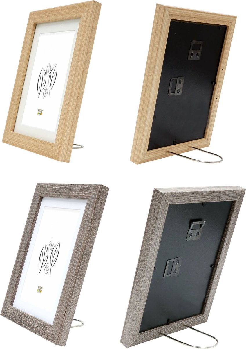 Deknudt Frames S59NB2 Portachiavi Da Parete In Metallo Grigio Argento, Design Moderno - 4