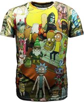Rick & Morty - Printed Allover Mens T-shirt - S