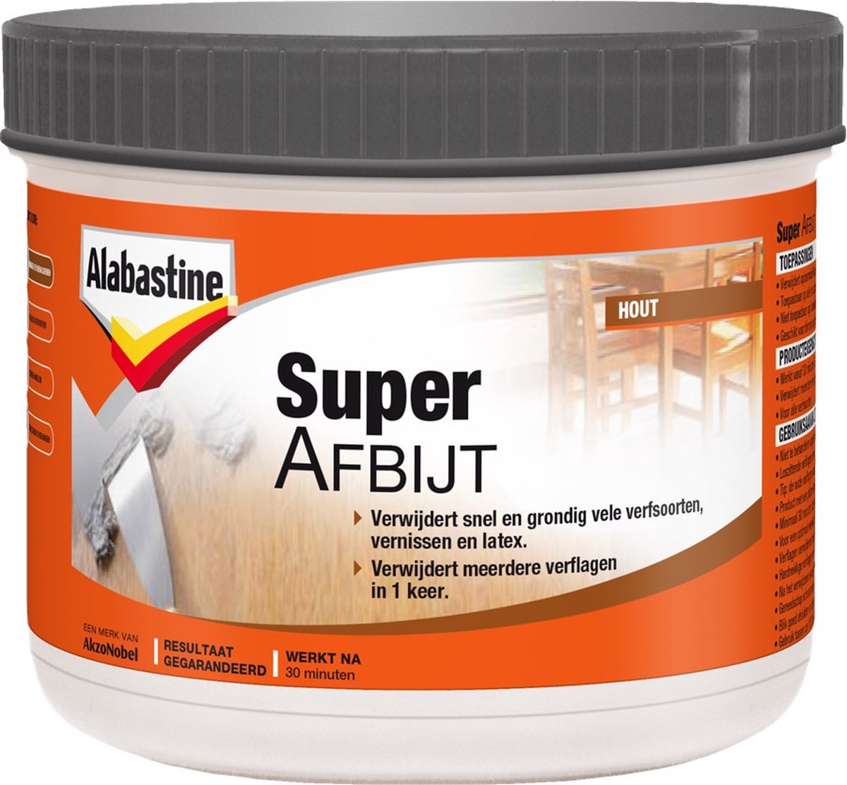 Alabastine Superafbijt Hout - Transparant - 500 ml - Alabastine