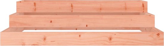 vidaXL Jardinière Bois de Douglas - Conception en cascade - 107 x 107 x 27 cm - Jardinière décorative - Pot de fleurs