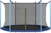 Trampoline veiligheidsnet - 250 cm - binnenrand - 6 palen