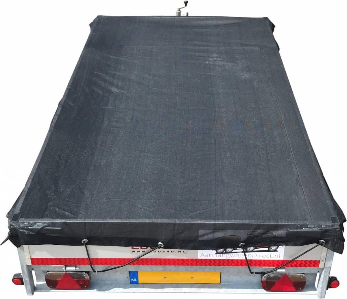 Premium aanhangernet - gaasnet - 470x250 cm - inclusief elastiek rondom - UV bestendig